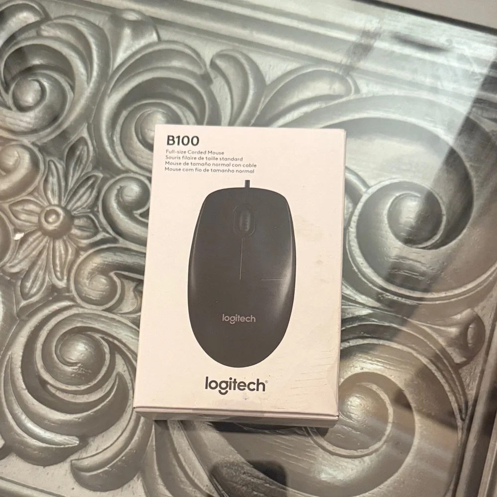 Logitech B100 Wired Mouse - Black